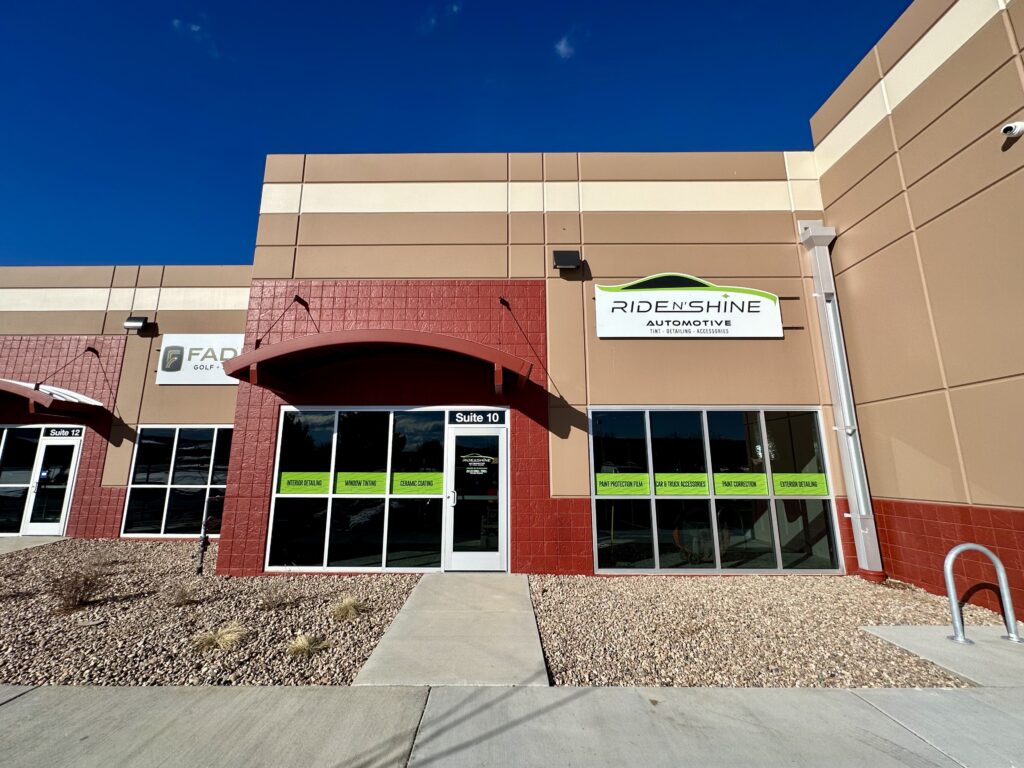 Mile-High-Graphics-Ride-and-Shine-125820-storefront-graphics-building-sign-image-1