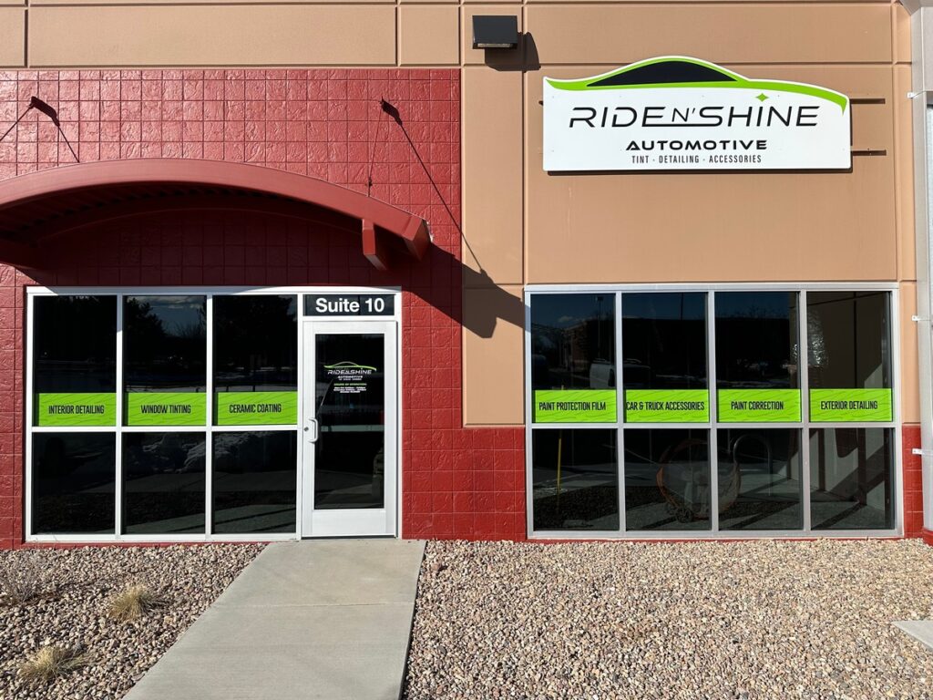 Mile-High-Graphics-Ride-and-Shine-125820-storefront-graphics-building-sign-image-2