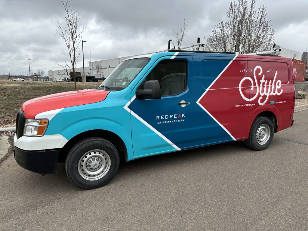 Copy of Mile-High-Graphics-Redpeak-Nissan-NV-Full wrap-1